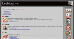 Desktop Screenshot of karel.titeca.net