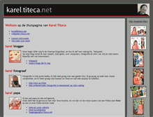 Tablet Screenshot of karel.titeca.net
